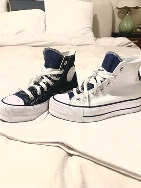 Converse High Top Platform Sneakers size 6.5